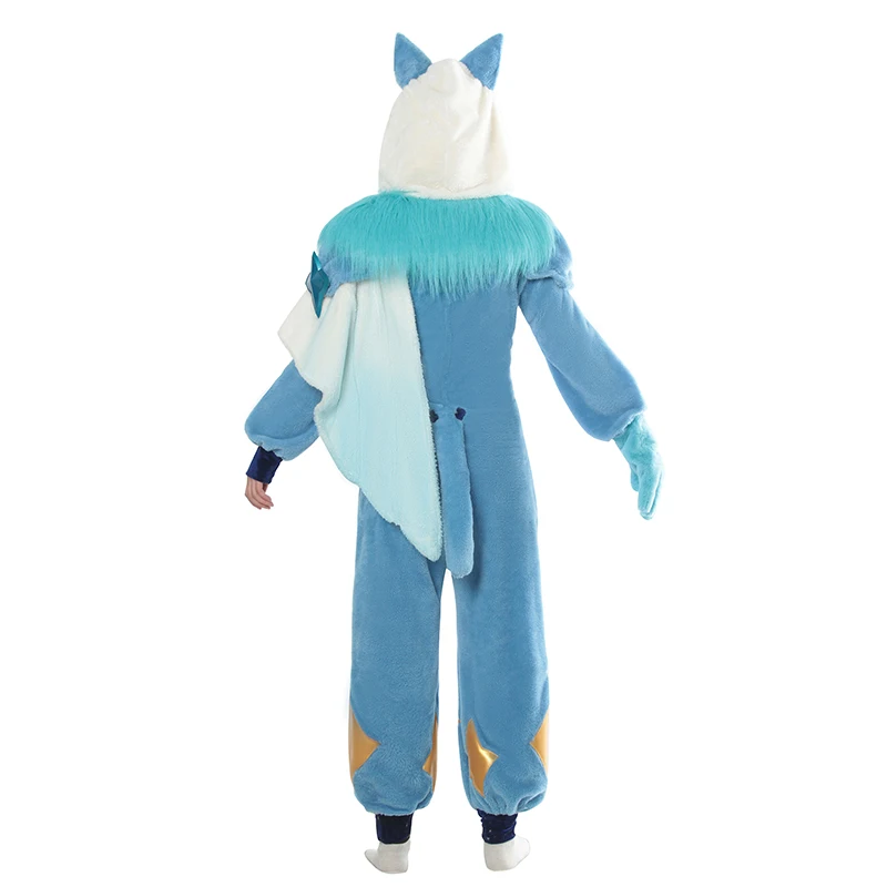 ROLECOS Game LOL Cosplay Costumes Star Guardian Ezreal Pajamas Guardian Pajamas Jumpsuits Costumes for Unisex Cosplay Costumes 