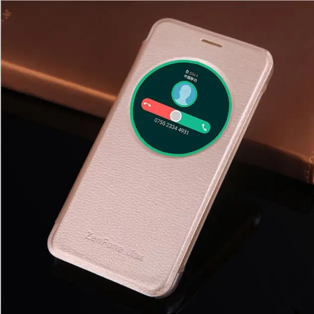 

Case For Asus Zenfone 3 ZE520KL ZE552KL Smart Sleep Wake View Phone Flip Cover Luxury Bag Leather Case For Zenfone Max ZC550KL