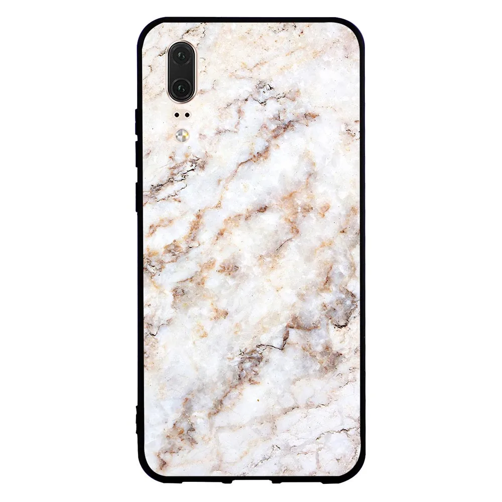 

Fashion Pure Marble Phone Cover for Huawei Mate 10 Lite Case 20 P8 P20 Pro P10 P9 Mini P Smart Skin Soft TPU