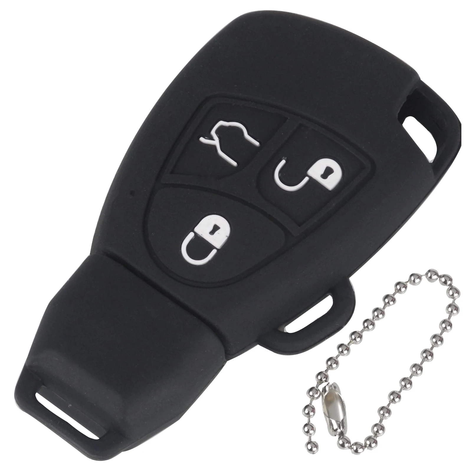Keyforkess custodia in Silicone per Mercedes Benz B C E ML S CLK CL 3/4 pulsanti custodia in gomma per telecomando 13 Keyforkess custodia in Silicone per Mercedes Benz B C E ML S CLK CL 3/4 pulsanti custodia in gomma per telecomando - HTB1T1iJkhTI8KJjSspiq6zM4FXaM