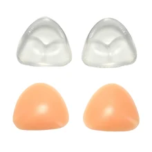 200 PAIRS / LOT Silicone Chest Bra Insert Pads Breast Enhancer Bikini Swimsuit Underwear Invisible Insert Pads