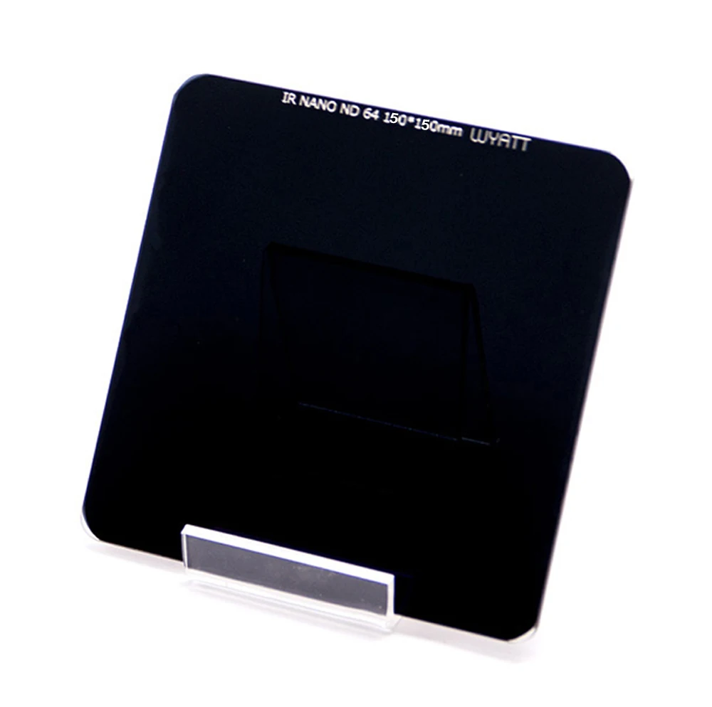 

Wyatt 150mm IR Nano Multi-coated Neutral Density 3 6 10 Stops Filter ND 0.9 1.8 3.0 ND1000x 64x 8x Square Optical Glass Filter