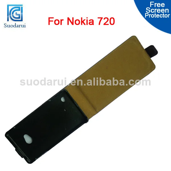 Slim Filp Leather case for Nokia Lumia 720 Mix color