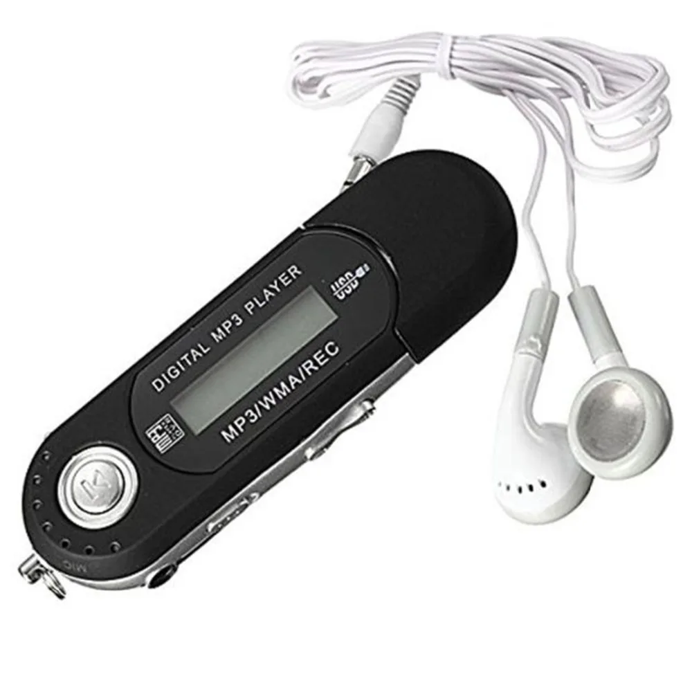 Hifi 8GB флеш-диск USB 2,0 lcd мини MP3-плеер с fm-радио Диктофон Функция fm-радио