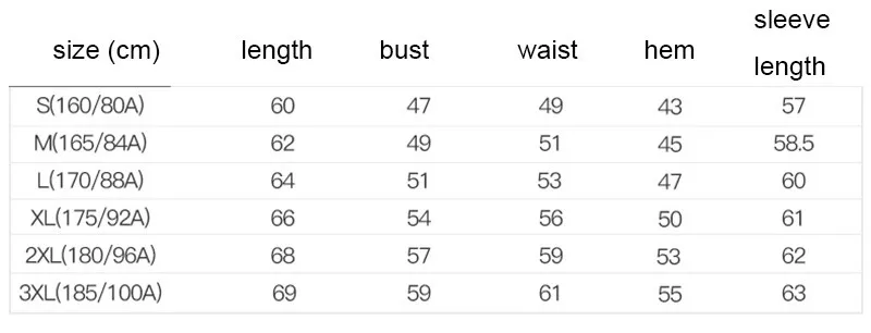 women size