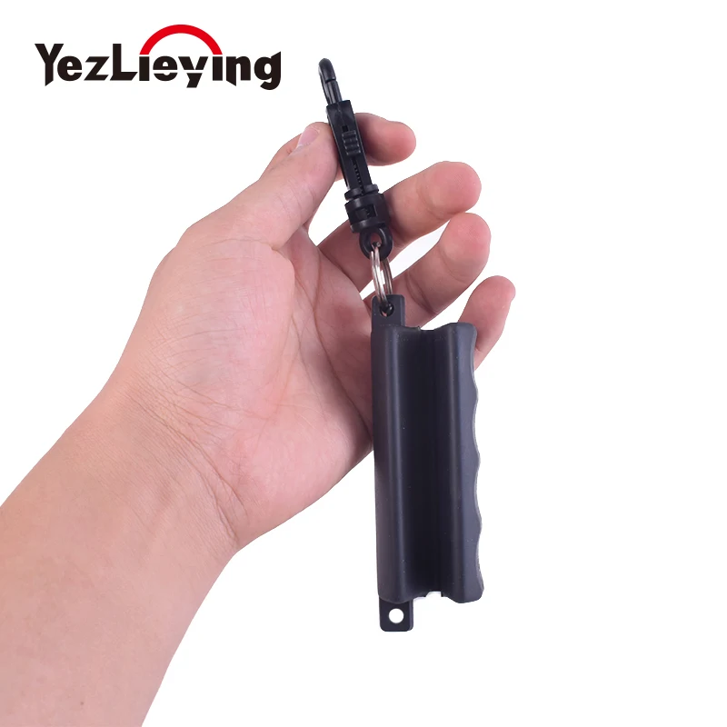 

Hunting Outdoor Silicone Gel Archery Target Shooting Bow Arrow Puller Remover Keychain Equipment Black