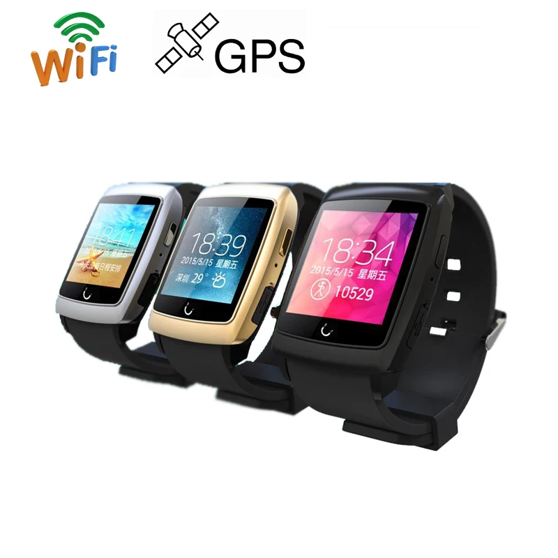 GPS Wifi Bluetooth Smart Watch Sync Notification Clock