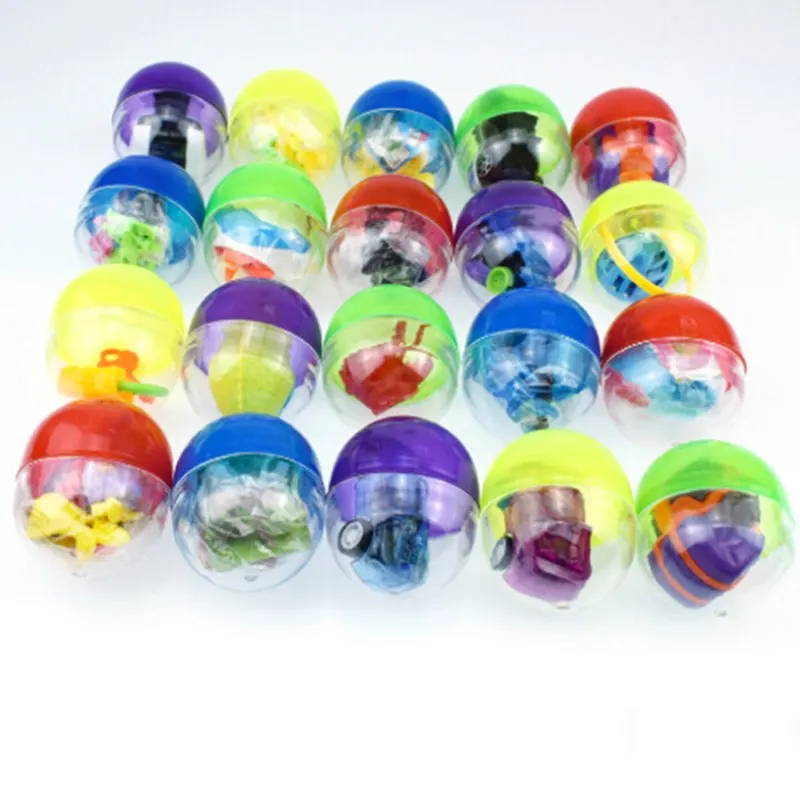 Шт. 10 шт./5 шт. прозрачный пластик сюрприз мяч капсульные игрушки с внутри различных Рисунок Игрушки для торговый автомат как дети подарок