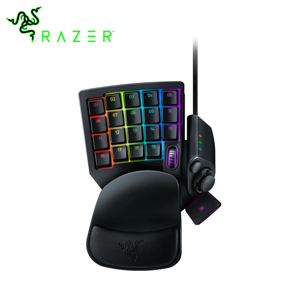 

Razer Tartarus V2 Chroma Mecha-Membrane Wired Gaming Keypad 32 Fully Programmable Backlight Mechanical Keys Keypad