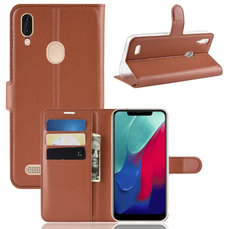 Для LEAGOO M11 роскошный Флип кожаный чехол для S9 телефона кошелек с