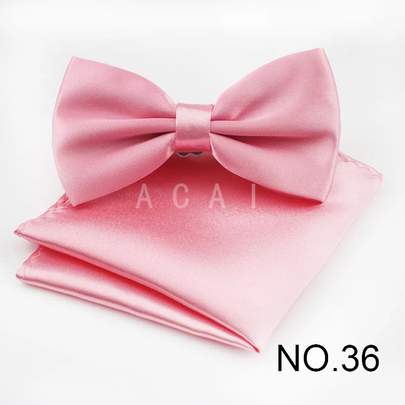 Модные Для мужчин шеи галстук комплект полиэстер галстуки для Для мужчин карман square22* 22 см свадебные полиэстер бабочка платок с бантом - Цвет: WMT3