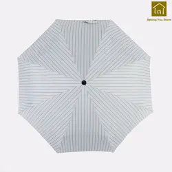 Anti Uv полосатый солнцезащитный крем Зонт для защиты от солнца и дождя Для женщин Портативный высокое качество зонтик мини карман Parapluie зонты