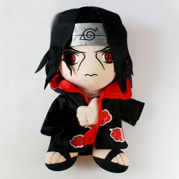1 шт 30 см японское аниме Наруто Uchiha Sasuke Hatake Kakashi Itachi плюшевая мягкая фигурка