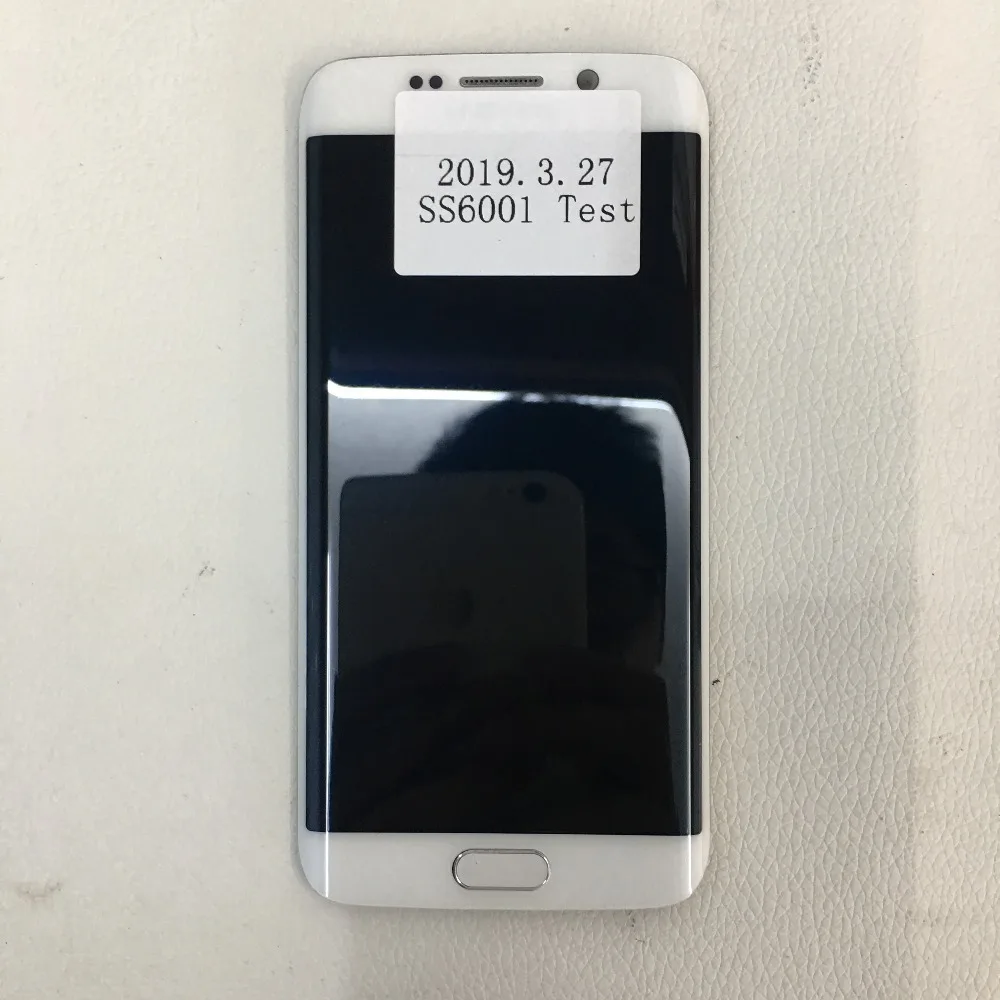 

Novecel LCD Display Touch Screen Digitizer Assembly With Frame for Samsung S6 edge LCD Display Parts Replacement