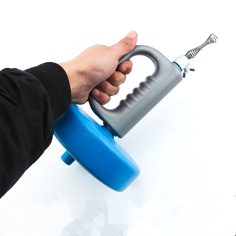 

5-10m Length Kitchen Toilet Hand-operated Sewer Blockage Hand Tool Pipe Dredger Drains Dredge Pipes Sewer Sink Cleaning Clogs