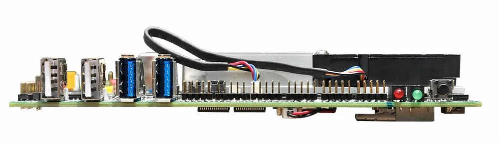 Hot sale Mini PC Board Celeron 3215U Desktop Low Power Mini motherboard 6*COM Dual Lan Three Display GPIO