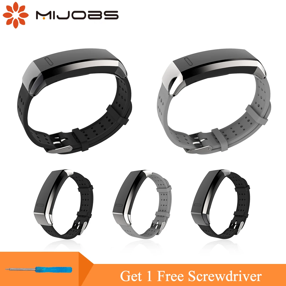 Mijobs TPU Strap for Huawei Sport Band 2 pro B29 B19 Smart