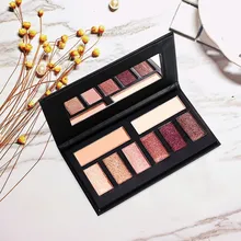 

Fashion 8 Shades Matte and Shimmer Makeup Waterproof Long Lasting Pigmented Eyeshadow Palette Easy To Apply