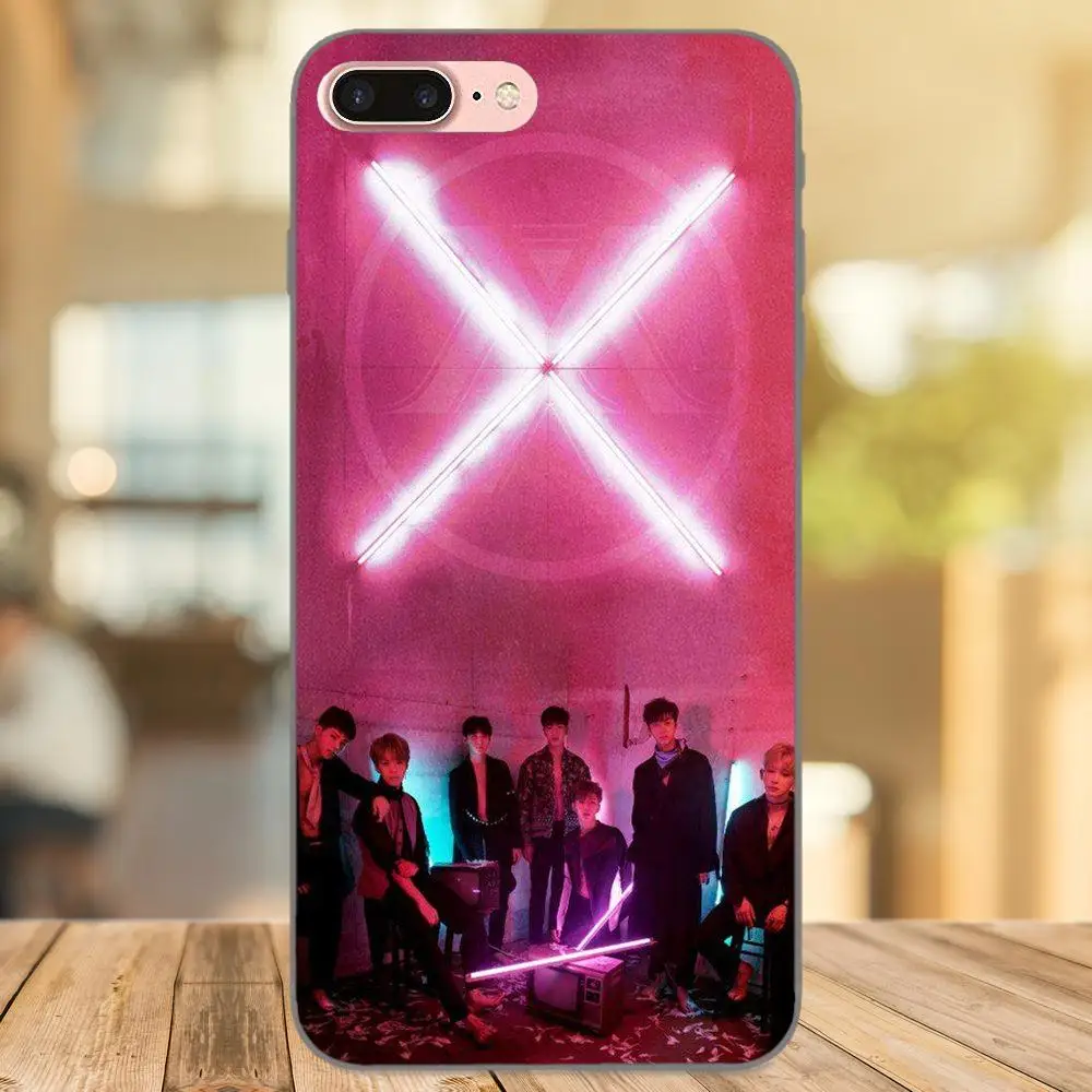 Уникальный мультяшный узор Monsta X Kpop для Samsung Galaxy I9082 Note 4 8 9 S3 S4 S5 S6 S7 S8 S9 S10 Edge Plus Lite
