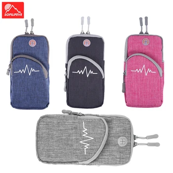 

Sports 6 Inches Mobile Phone Arms Bags Outdoor Armband Pouch Bag For Phone On Hand Sports Running Pack Earphone Case Waterproof