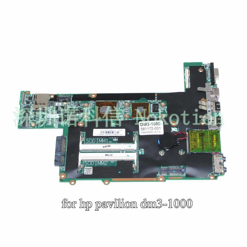 NOKOTION 581172-001 582566-013 для HP Pavilion DM3 DM3-1000 материнская плата ноутбука TMZL625 CPU DDR2 |
