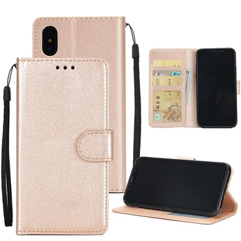 

10pcs Wallet Leather Card Slot Case For iPhone 11 Pro Max XS XR X 8 7 6 6S Plus Holder Kickstand Shockproof Protect Full Cover