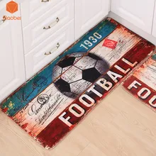Футбол коралловый флис ванная комната ковер для кухни набор ковриков Туалет шаблон Ванна Нескользящие Коврики для пола Йога сетматрас DT18