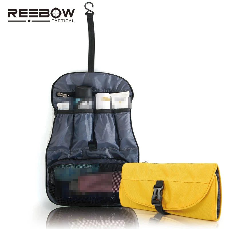 REEBOW TACTICAL Portable Outdoor Hiking Toiletry Bag Foldable