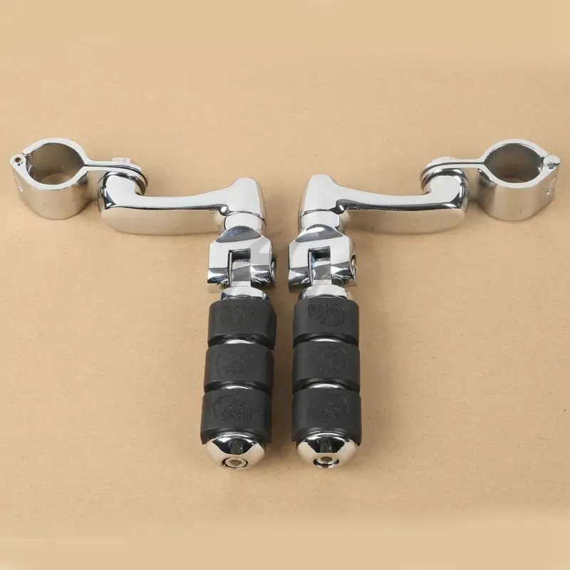 1 1 4 Bar 25 30 35 Long Angled Adjustable Highway Peg Mount For Suzuki