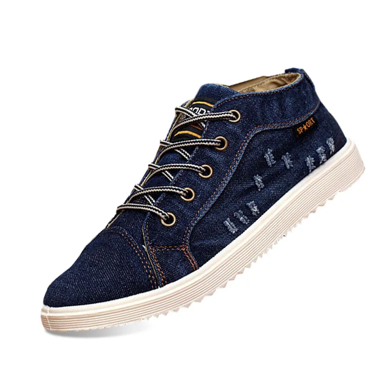 

2015 New Men's denim shoes to help low canvas shoes men shoes casual men B0306