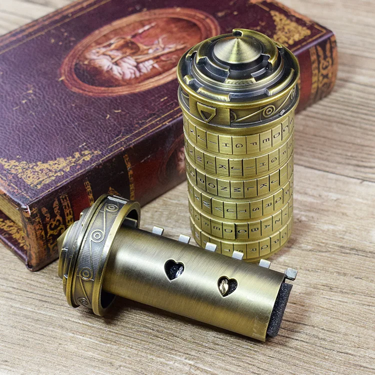 Leonardo da Vinci кодовые игрушки металлические замки криптекс свадебные подарки кольцо