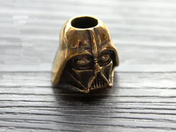 

Star Wars Helmet Knife Fall Brass EDC Pendant Umbrella Rope Pendant DIY Accessories Outdoors Knife EDC Multi Tools