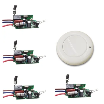 

Free Shipping AC 220V 1 CH ( Channel ) RF Wireless Remote Control System for Auto Door Garage Door Home applicances 315/433mhz