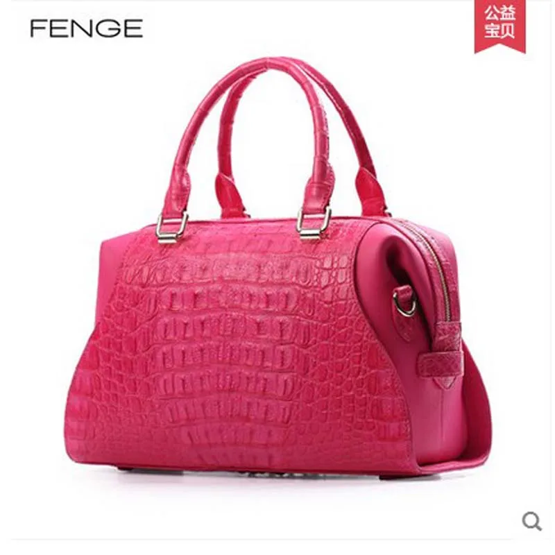 

Fenge crocodile women handbag women bag fashion crocodile leather single shoulder bag messenger bag