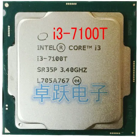 original Intel i3 7100T 3.4GHz Dual Core LGA 1151 CPU Processor desktop ...