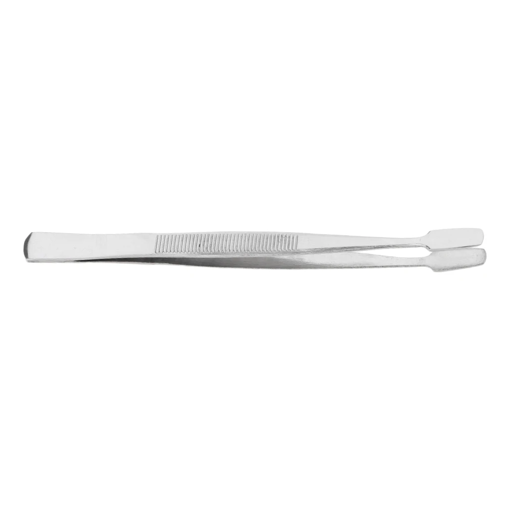 Stainless Steel Tweezer for Eyelash Extension Precision Lash Adhesive Makeup Applicator Tool