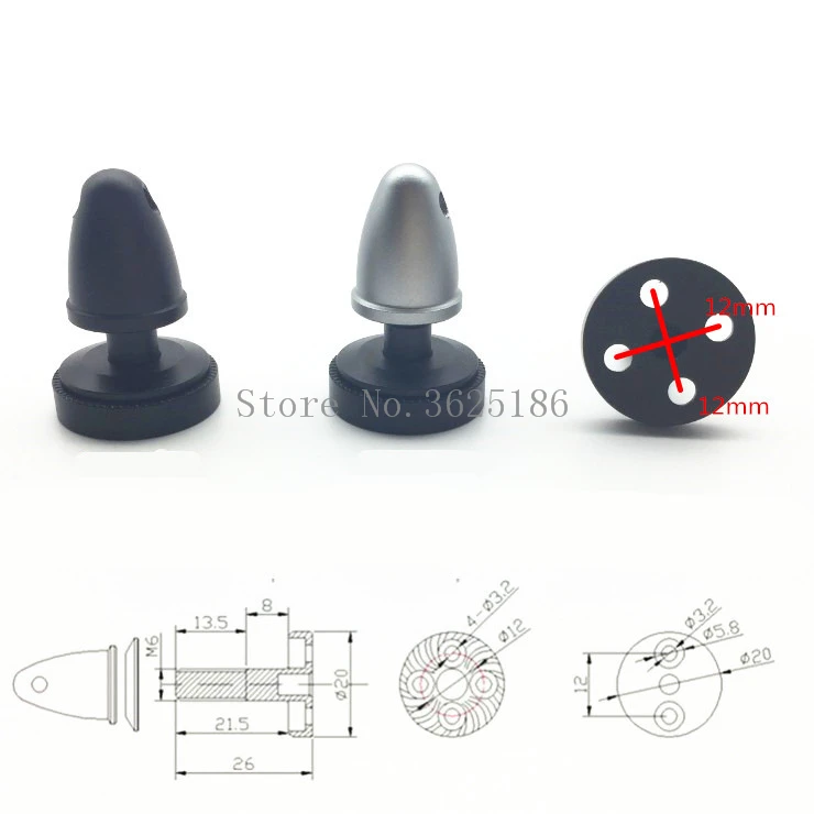 

Propeller Prop Nut Cap Adapter Clip CW CCW for 3508 4108 4114 Brushless Motor Motors Right / Left Hand Adapter for RC Drone