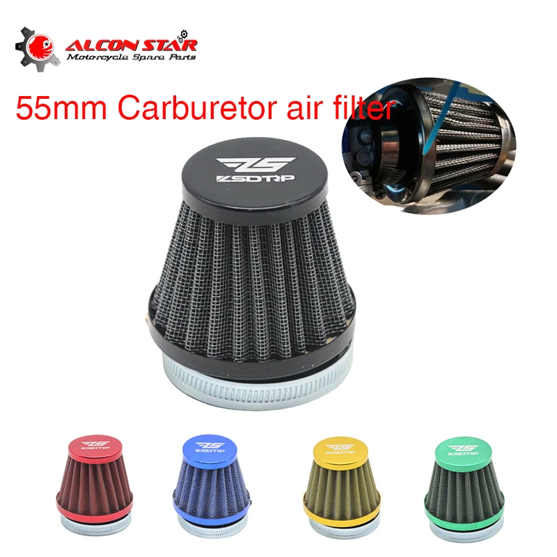 

Alconstar Motorcycle Carburetor Air Filter 55mm Scooter Modification Parts Universal Air Cleaner Parts For Keihin PWK KOSO OKO