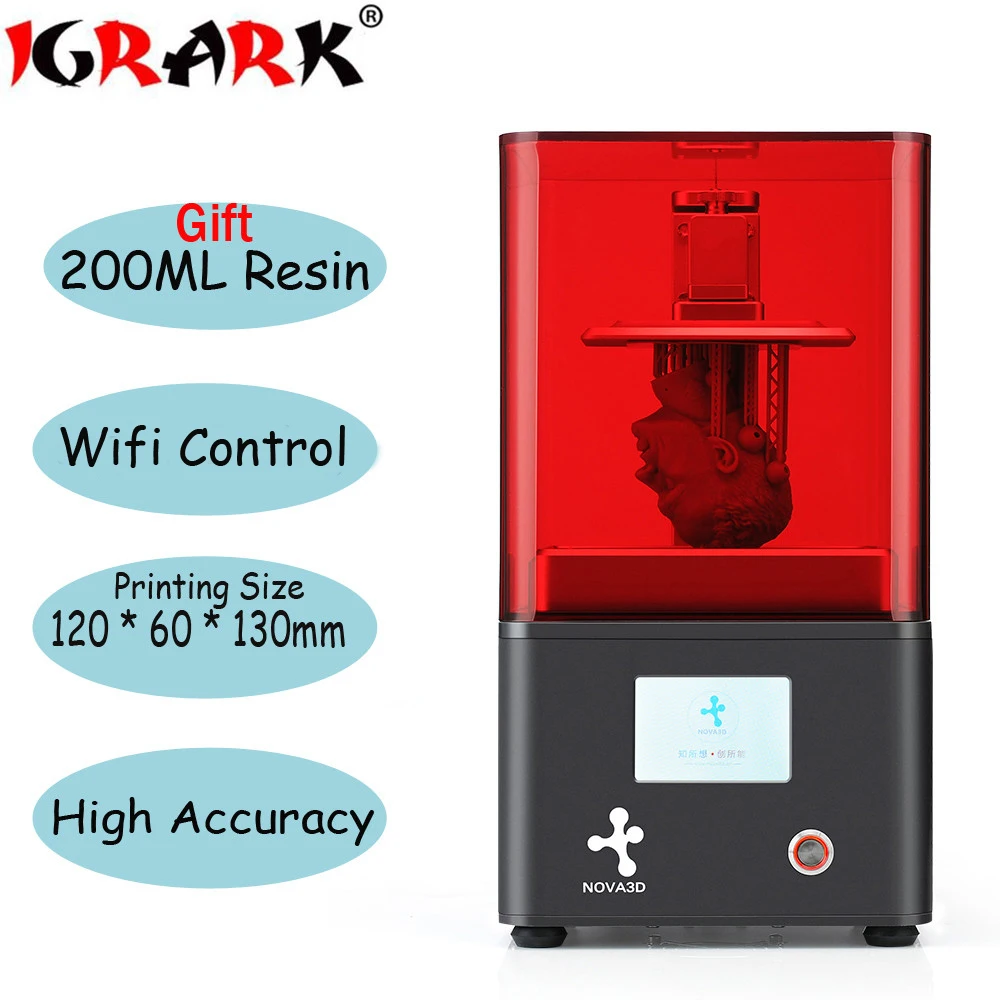 cheap IGRARK Newest UV Resin DLP LCD SLA 3D Printer Touch screen 1440 * 2560 LCD High Precision Wifi Plus 3d printer kit