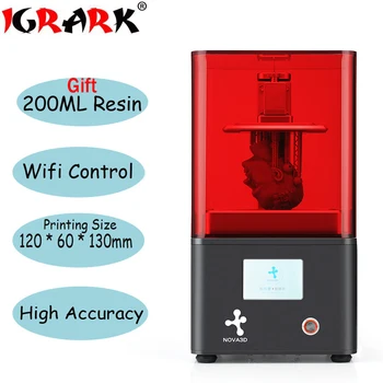 

IGRARK Newest UV Resin DLP/LCD/SLA 3D Printer Touch screen 1440 * 2560 LCD High Precision Wifi Plus 3d printer kit