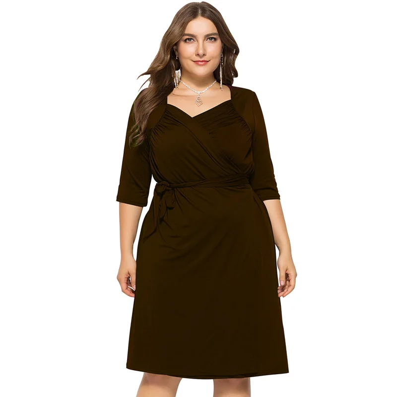 Plus size sheath dresses mid length women stores