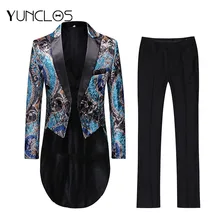 YUNCLOS 2019 New Men Dress Suit Wedding Suit For Men Single Breasted Slim Fit Men Tuxedos 2 Pieces (Jacket+Pant) Suits YUNCLOS 2019 New Men Dress Suit Wedding Suit For Men Single Breasted Slim Fit Men Tuxedos 2 Pieces (Jacket+Pant) Suits