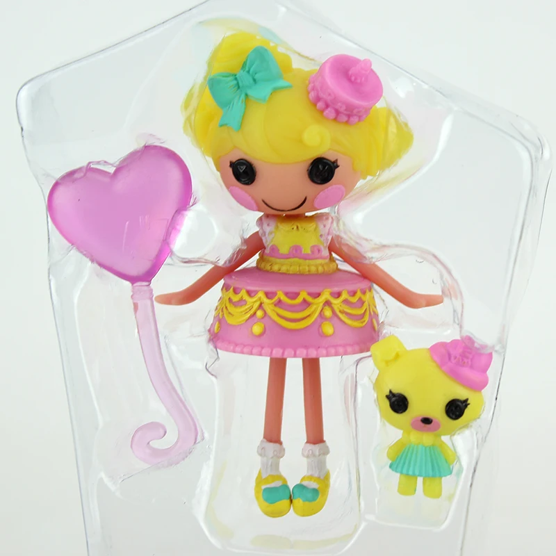 Модные 3 дюймов MGA куклы Lalaloopsy с аксессуарами игрушки играть