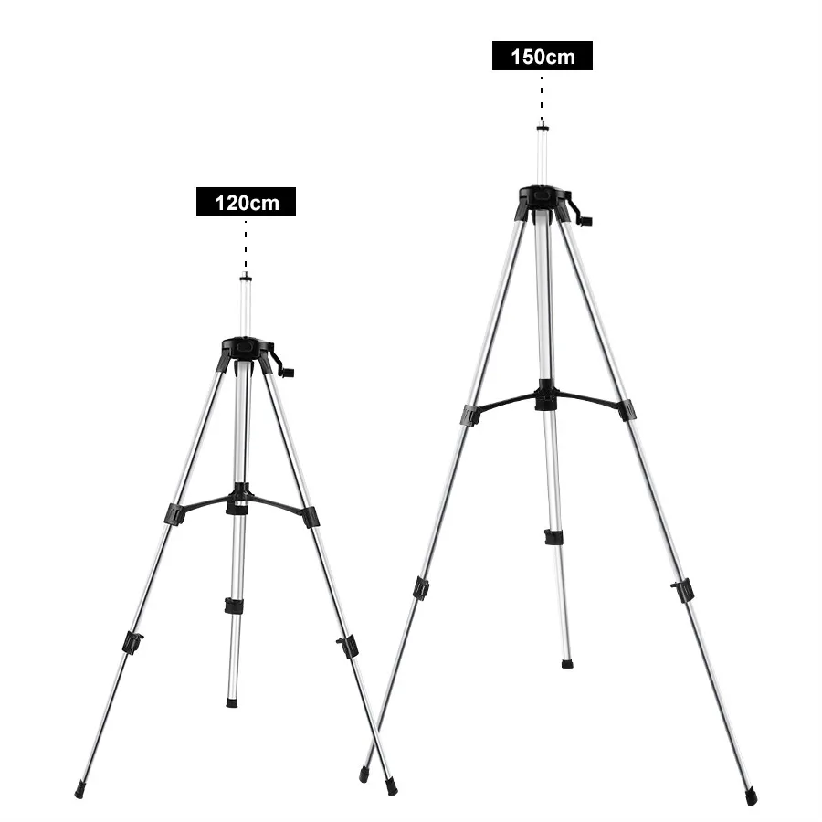 

1.2M/1.5M Laser Level Tripod Adjustable Height Thicken Aluminum Tripod Stand for Self Leveling Laser Level