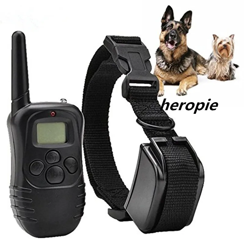 300meters Pet Dog Training Collar with LCD display Rechargeable And