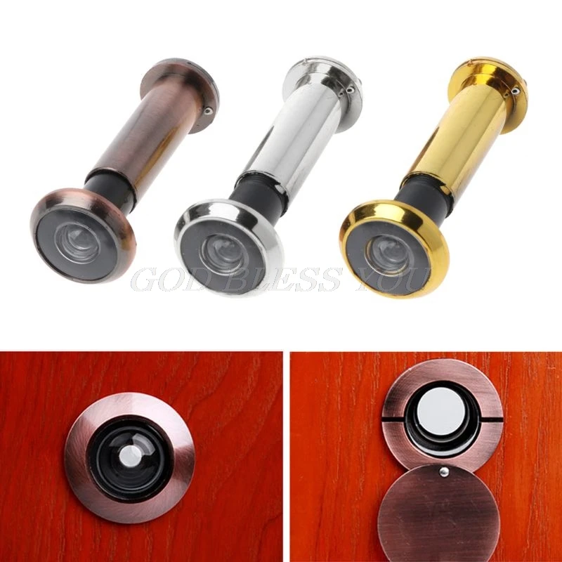 

220 Degree Wide Viewing Angle Door Viewer Privacy Cover Security Door Eye Viewer