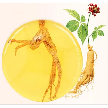 

High Quality Ginseng Revitalizing Soap Bar Acid Soap Whitening Shrink Pores Body Face Skin Care Moisturizing 100g