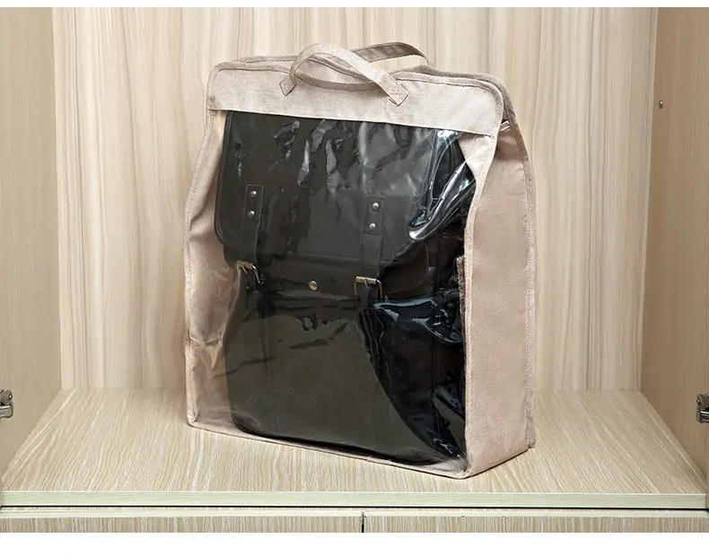 Качество 600D Льняная Ткань сумка для хранения мешки для пыли моющиеся пылезащитный чехол сумка для хранения для сумок