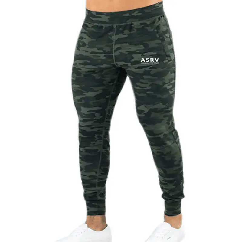 

New Running Tights Men Joggers camouflage Pants Gym Men's Bodybuilding Pants Sports Skinny Legging Sportswear Long Trousers