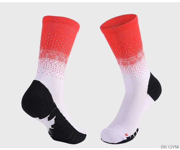 Mens Womens Soccer Socks Riding Cycling Socks Bicycle Sports Socks Breathable Socks Basketball Football Socks Fit for 38-44